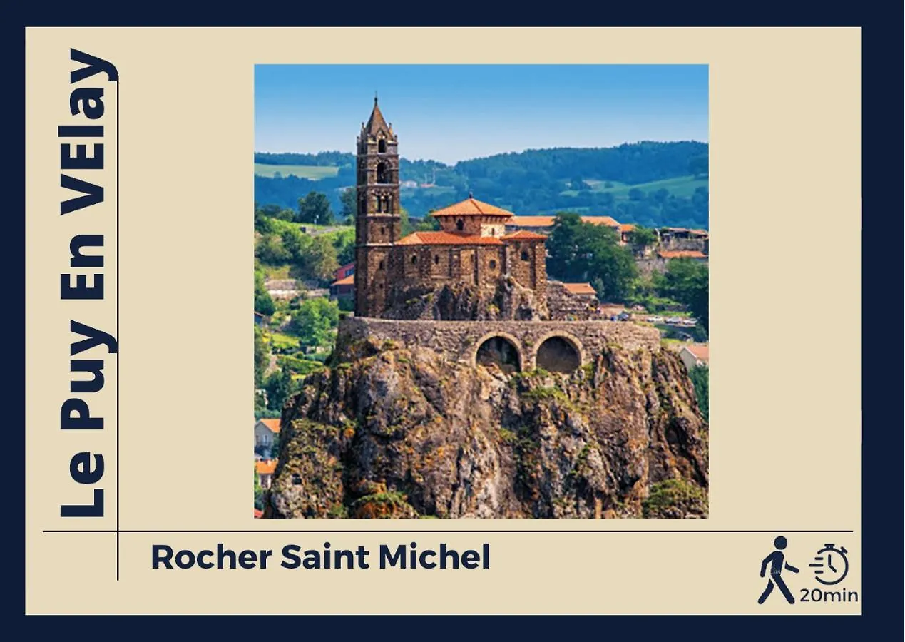 Le Petit Suc Du Puy En Velay , Hyper Centre ,Calme ,Parking Proche Apartment Le Puy-en-Velay