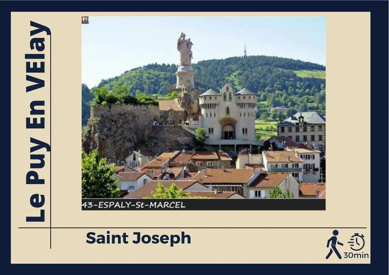 Le Petit Suc Du Puy En Velay , Hyper Centre ,Calme ,Parking Proche Apartment Le Puy-en-Velay