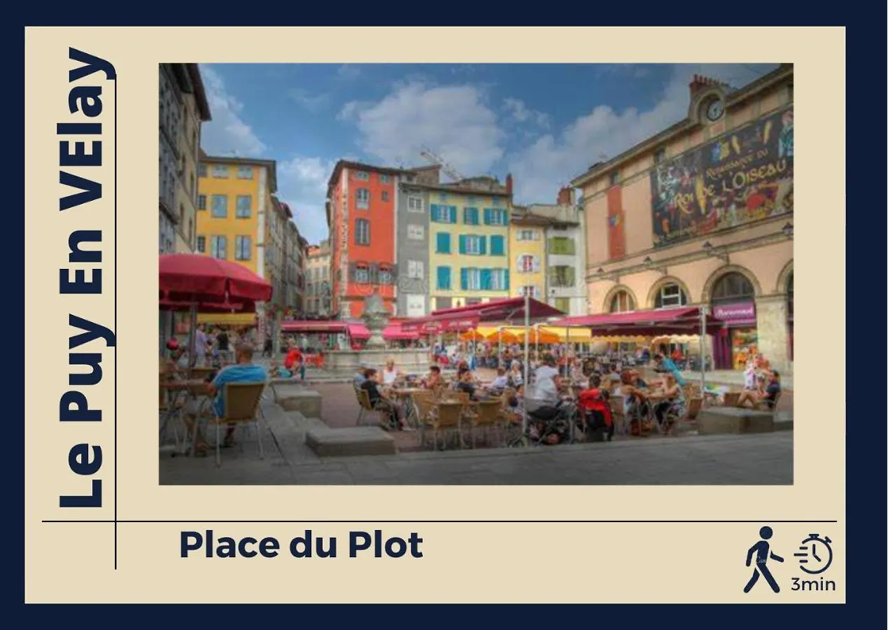 Le Petit Suc Du Puy En Velay , Hyper Centre ,Calme ,Parking Proche Apartment Le Puy-en-Velay