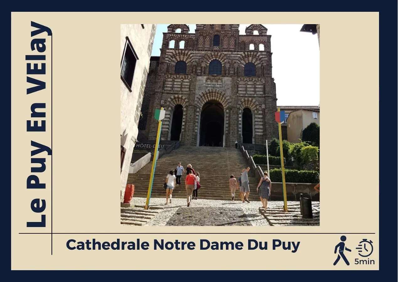 Le Petit Suc Du Puy En Velay , Hyper Centre ,Calme ,Parking Proche Apartment Le Puy-en-Velay